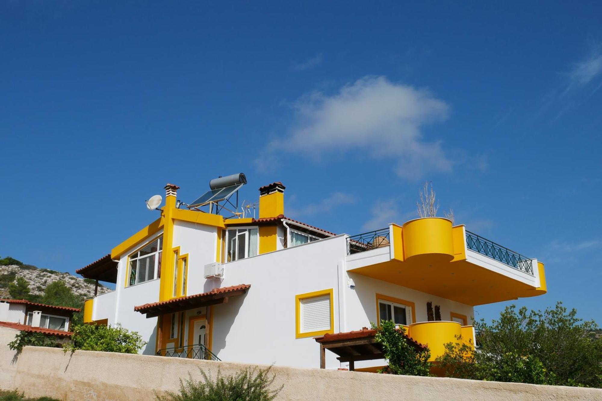 Casa Di Luce Bed and Breakfast Agia Marina  Exteriör bild